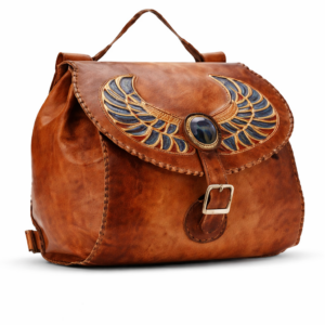 شنطه ظهر جلد طبيعي فرعوني -هافان