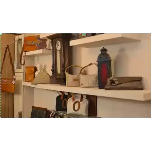 شنطه دك اونا بيد جلد بيج * بني